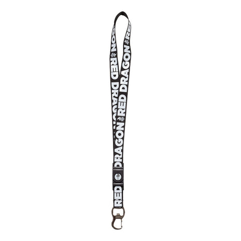 Red Dragon 'Lanyard' - Black/White