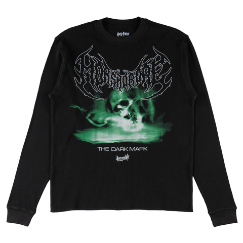 Welcome x Harry Potter 'Dark Mark' Thermal L/S - Black