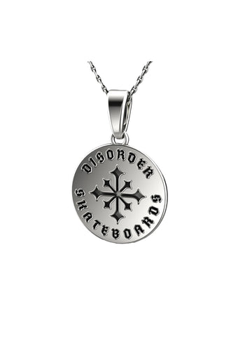 Disorder Skateboards 'OG Logo' Necklace - Silver