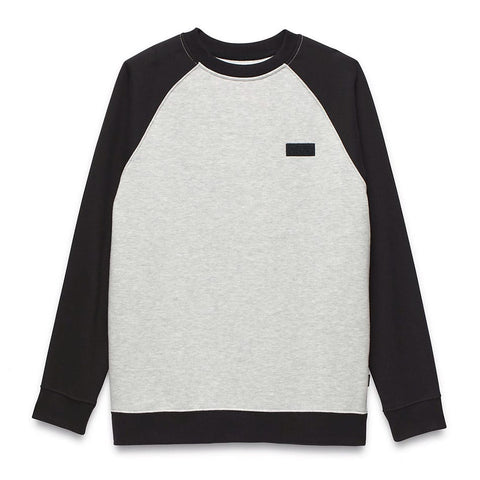 Vans 'Core Basic' Raglan Crew Sweatshirt - Grey/Black