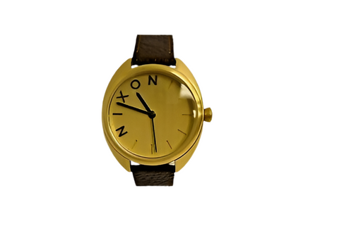 Nixon 'Wit' Watch - Gold / Brown
