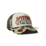 HUF x Spitfire 'Burn Forever' Trucker Cap - Camo