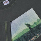 Polar Skate Co. 'Beach Walk Contrast' Tee - Graphite/Green