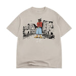 Color Bars 'Harlem' Tee - Tan