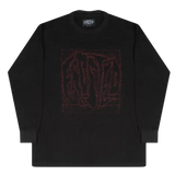 Frosted Skateboards 'Dusty Waffle' L/S Thermal - Black