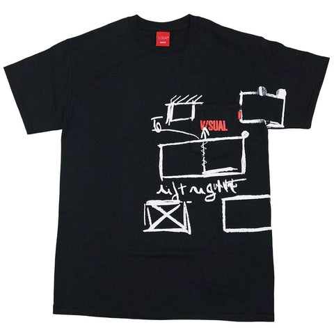 V/SUAL 'Sheet Notes' Pocket Tee - Black