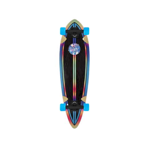 Santa Cruz 'Iridescent Dot' Complete Longboard - Multicolor