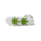 HUF 'Green Buddy' Crew Socks - White