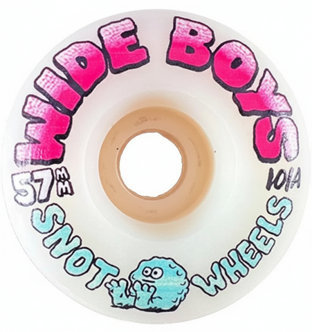Snot Wheel Co. 'Wide Boys' 101A Wheels 57mm - Glow In The Dark