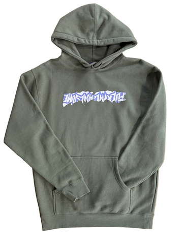 Fucking Awesome '24K Stamp' Hoodie - Green/Purple