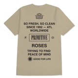 Primitive x Outkast 'Stripes' Tee - Sand