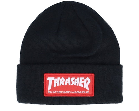 Thrasher 'Skate Mag Patch' Beanie - Black