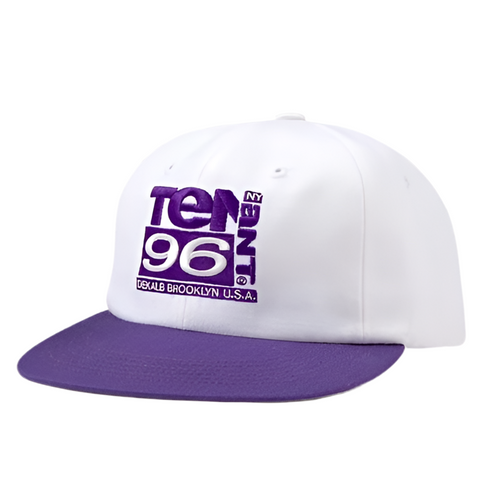 Tenant 'Hot 96' Snapback Cap - White/Purple