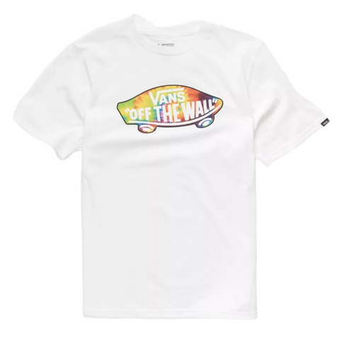 Vans 'OTW Logo Fill' Tee - White/Tie-dye (Kids)