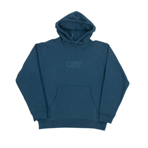 Obey 'Regal' Hoodie - Deep Ocean