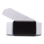 Red Dragon 'Elastic' Belt - White