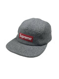 Supreme Wool Fitted Camp Cap - Grey