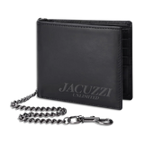 Jacuzzi Unlimited PU Leather Chain Wallet - Black