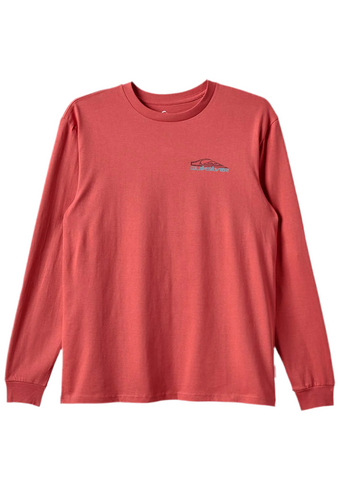 Quiksilver 'Heat' L/S Tee - Red