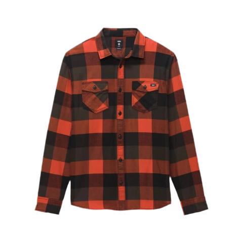 Vans ' Box Flannel LS' Shirts - Fiesta Red
