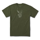 Color Bars X Playboy 'Black Widow' Tee - Military Green