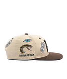 Primitive 'Signs' Snapback Cap - Cream
