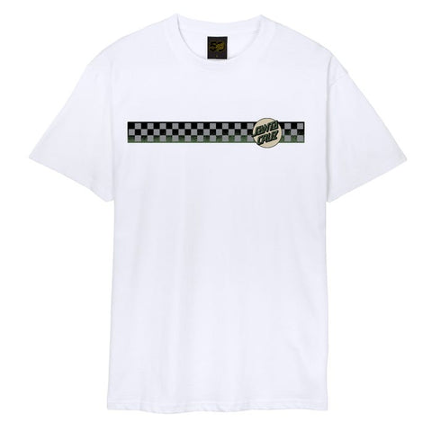 Santa Cruz 'Infinite Ridged Dot' Tee - White