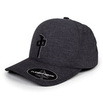 Red Dragon 'Flexfit Delta' Cap - Heather Grey/Black/Grey