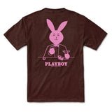 Color Bars X Playboy 'High Roller' Tee - Chocolate
