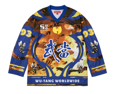 Supreme x Wu-Tang Clan Hockey Jersey - Blue