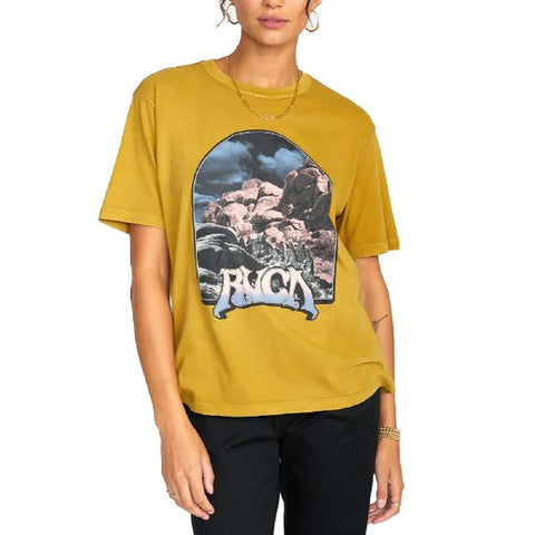 RVCA 'Moonscape SS' Tee - Bronze