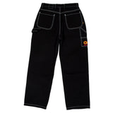 Krooked 'Sun Heart' Carpenter Pants - Black