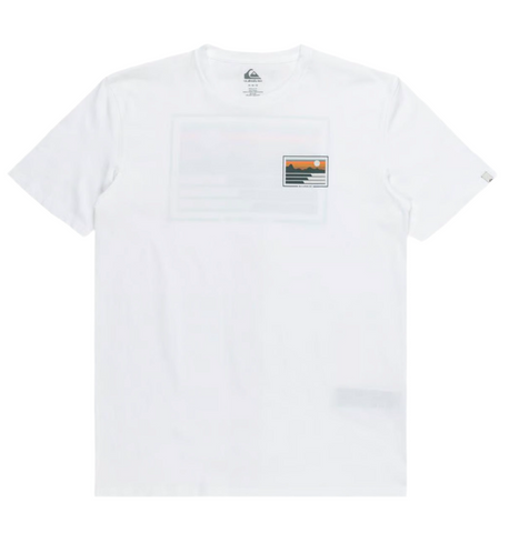 Quiksilver 'Land & Sea' Tee - White