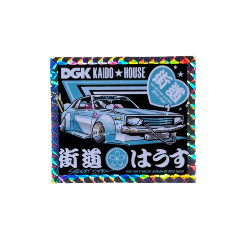 DGK 'Street Car' Sticker - Tiffany Blue