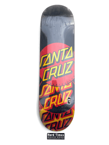 Santa Cruz 'Hard Time' Deck - Black
