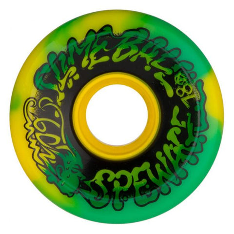 Slime Balls 'Spewage OG Slime' 78A Wheels 60mm - Green/Yellow (Swirl)