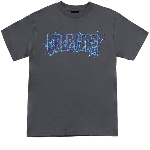 Creature 'Inferno Logo Outline' Tee - Charcoal