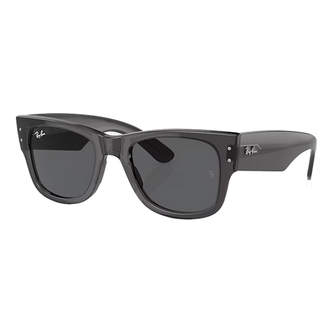 Ray-Ban 'Mega Wayfarer' Sunglasses - Transparent Black