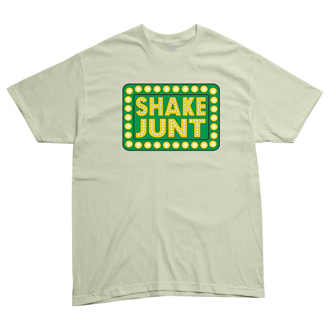 Shake Junt 'Box Logo' Tee - Sand