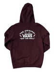 Vans 'Bolt Action' Zip-Up Hoodie - Burgundy (Kids)