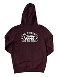 Vans 'Bolt Action' Zip-Up Hoodie - Burgundy (Kids)
