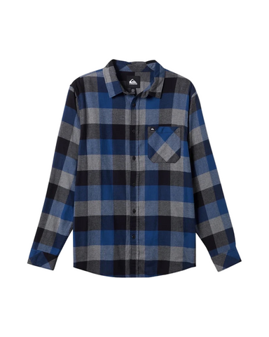 Quiksilver 'Motherfly' Flannel Shirt - Blue