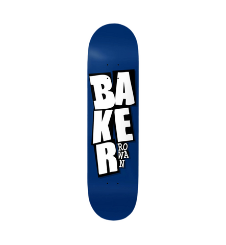 Baker 'B2 Stacked Rowan' Skate Deck - Navy