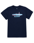 Color Bars X Playboy 'Polera Carshow' Tee - Navy