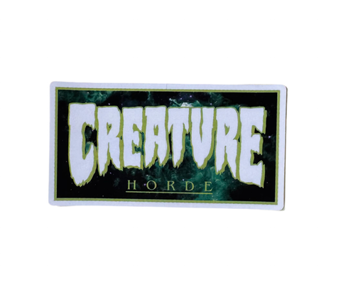 Creature Skateboards 'Horde' Sticker - Green