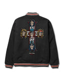 Primitive x Guns N’Roses 'Cross' Varsity Jacket - Black/Red