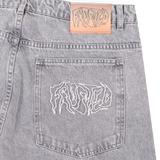 Frosted Skateboards 'Wavy' Baggy Jeans - Acid Wash Grey