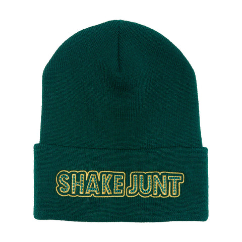 Shake Junt ' Stretch Logo' Beanie - Green