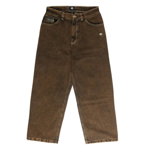 Magenta 'OG' Baggy Jeans - Bronze