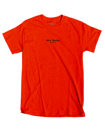 40’s & Shorties 'General Logo' Tee -  Orange